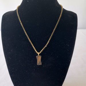 NWT  Bridesmaids Sapphire Necklace with Initial S